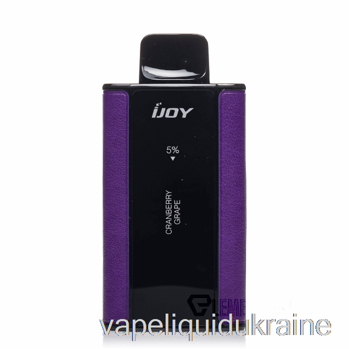 Vape Ukraine iJoy Captain 10000 Disposable Cranberry Grape